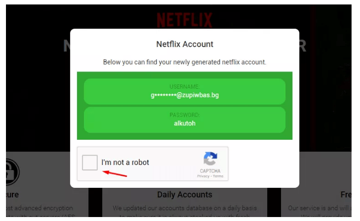 comptes Netflix gratuits
