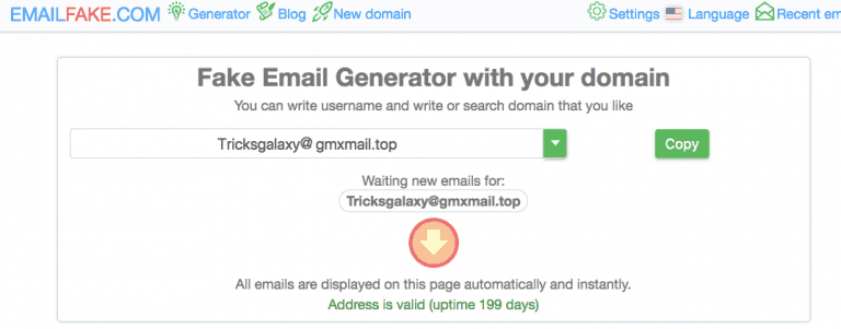 sites des Email temporaire